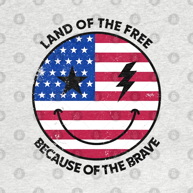 Land of The Free Because of The Brave by victorstore